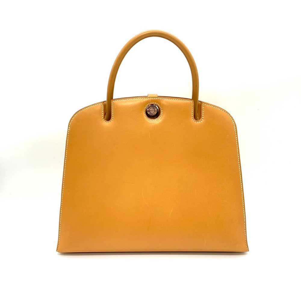 Hermes Bag Dalvi MM Natural Brown Handbag One Handle Women's Box Calf Leather... - Picture 2 of 6